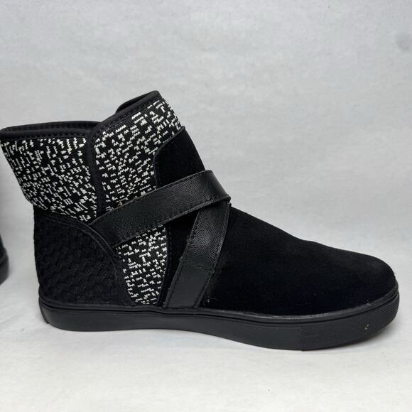 Bernie Mev Ankle Boots Booties Womens Sz 37 US 6.5 Black Suede Slip On Comfort - Picture 6 of 10
